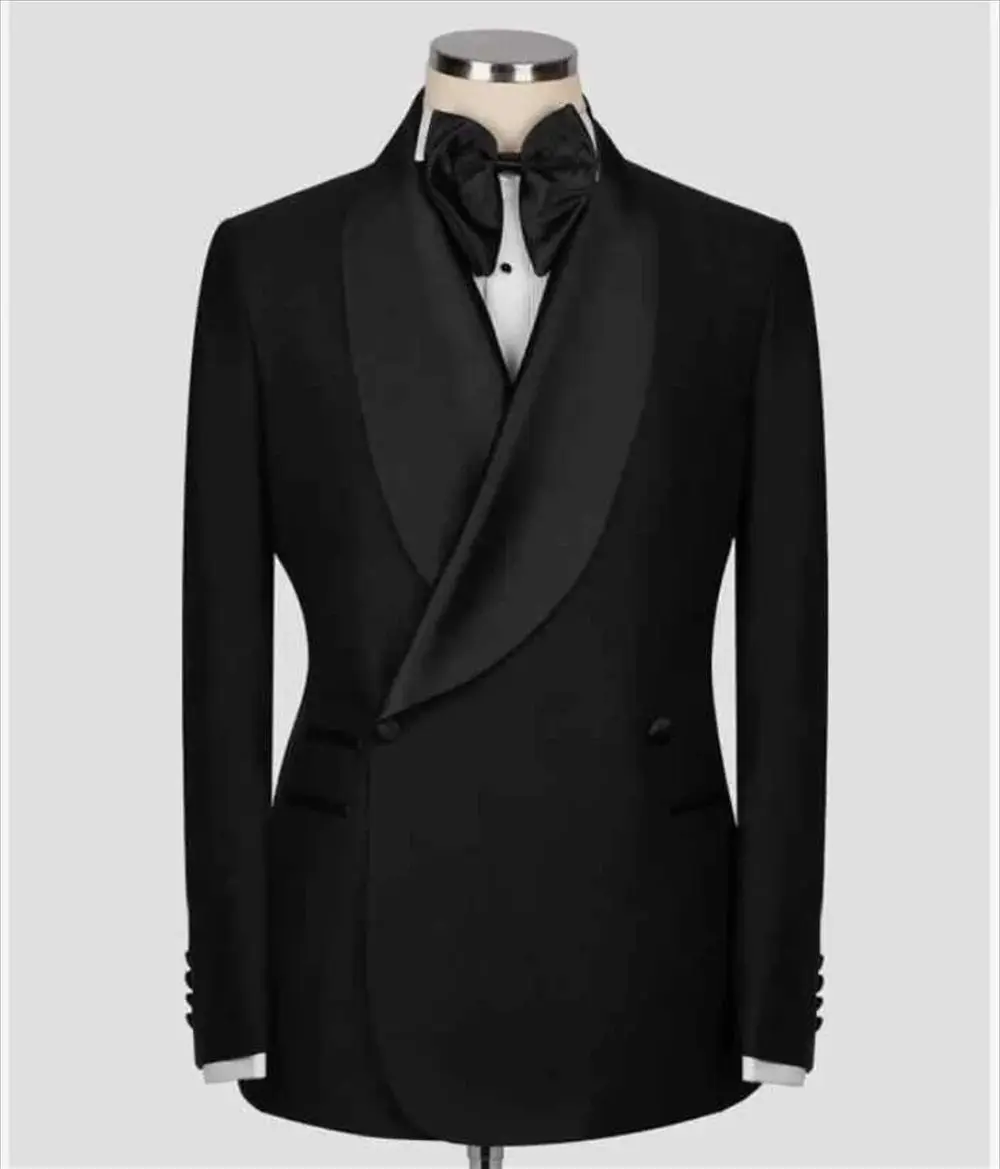 Formal Jacket Suits for Men Only Blazer One Piece Pink Male Shawl Lapel Clothing Wedding Groom Jacket Slim Fit Best Man Blazer