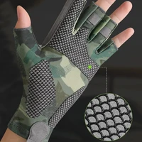 New UPF 50+ Fishing Gloves- Fingerless Sun Protection Fishing Gloves- Cycling Sun Gloves for Women Men Outdoor Activities Summer - Image 3
