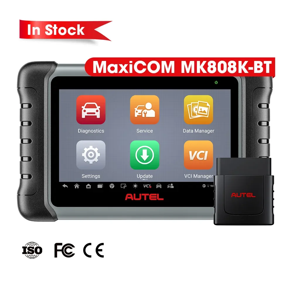 Autel MaxiCOM MK808K-BT Bidirectional Car Diagnostic Scanner Same As MK808BT Pro Multi-Model Engine Analyzer SDK Combination