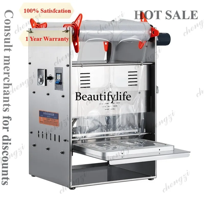 

A81 Hand-Push Pneumatic Sealing Machine Freshness-Locking Box and Takeout Plastic Box Sealer Sealing Machine