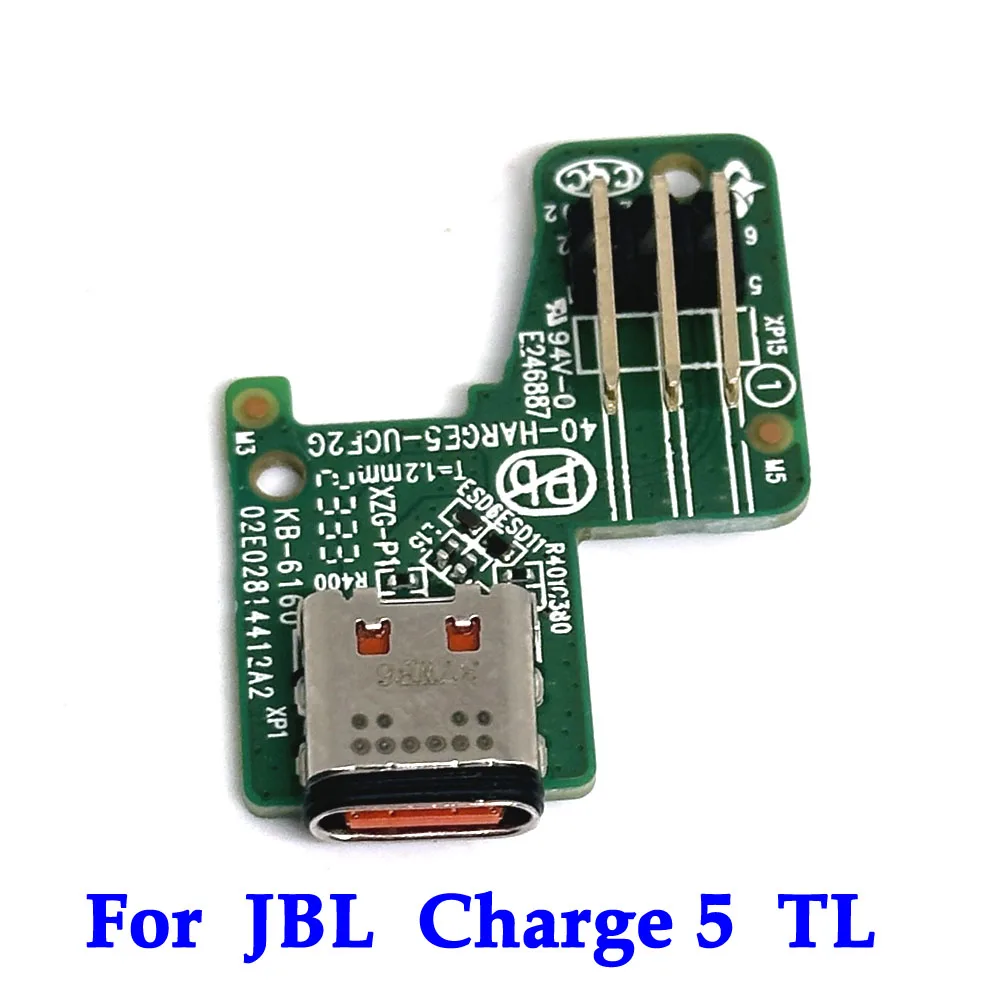 

1-3PCS USB Type C For JBL Charge 5 TL Bluetooth Speaker USB Charging Port Jack Socket brand-new Connector