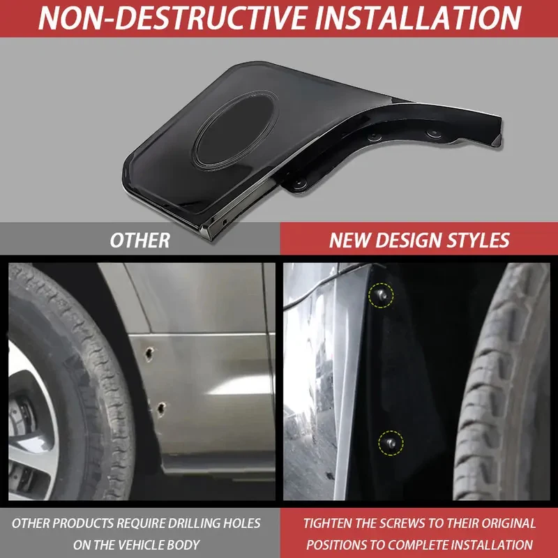 Off Road 4x4  Car Mud Flaps Mudguards Splash Guards For Land Rover L663 2020-2025 Defender 90 110 Exterior Accessories