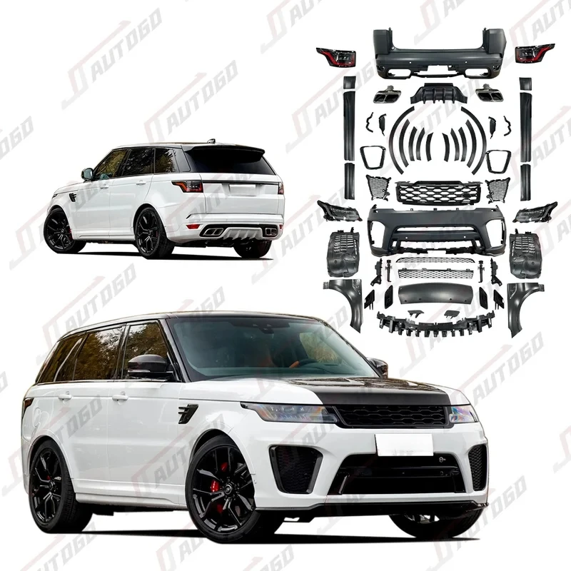 

Auto Modification Conversion Body Kit Range Rover Sport 2014-2017 Upgrade to 2020 SVR Style Bumper Assembly with Lamp