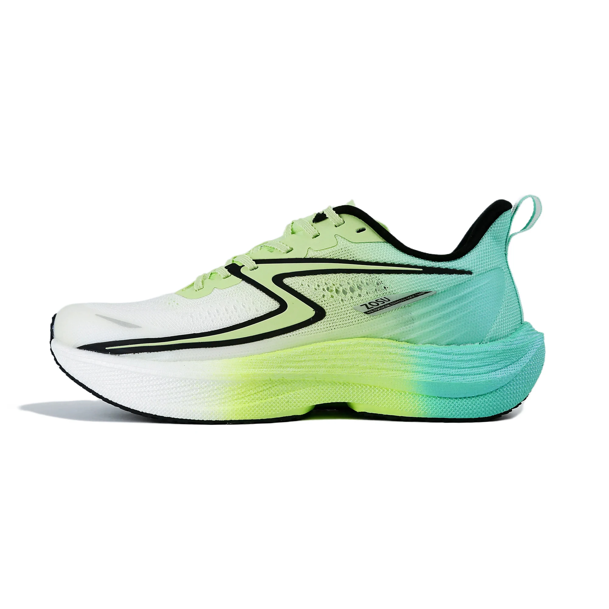 Zapatillas de correr ligeras y absorbentes de golpes con soporte ultra supercrítico y placa de carbono de longitud completa para hombres y mujeres