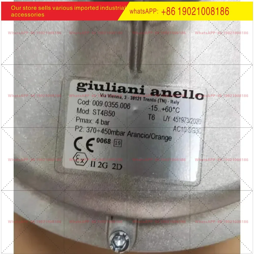 gas pressure regulating valve and stabilizing valve ST4B20 ST4B25 intake 4 bar