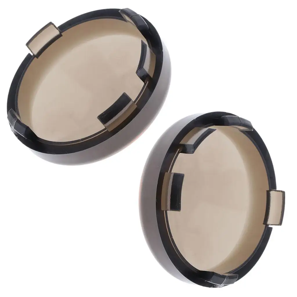 Turn Signal Light Lens Cover Smoke Plastic Retrofit Blinker Lamp for Harley Softail XL883 Rear Lighting