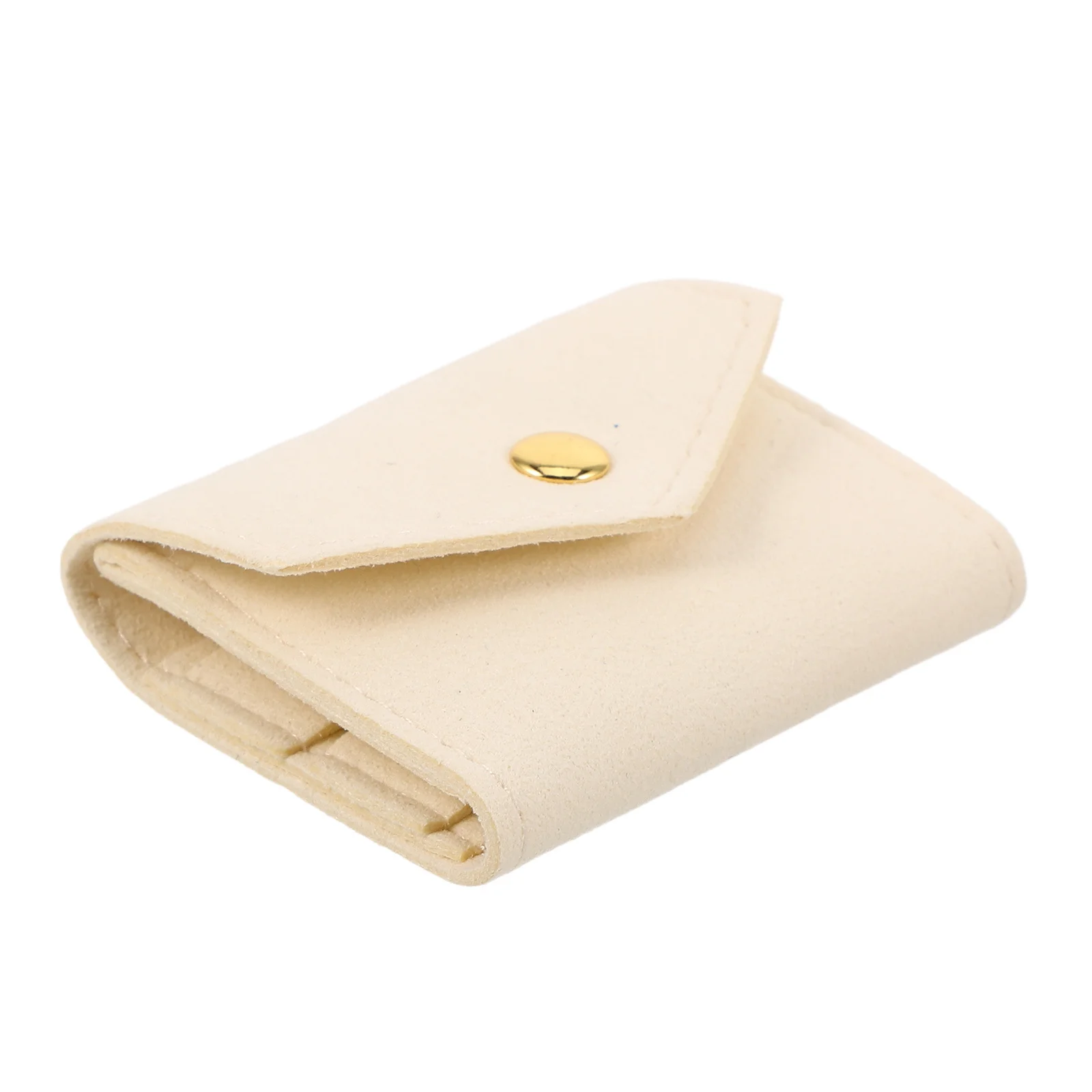 

Ultra-Fiber Jewelry Roll Portable Compact Design Travel Jewelry Organizer for Earrings Necklaces Rings Storage Pouch Women