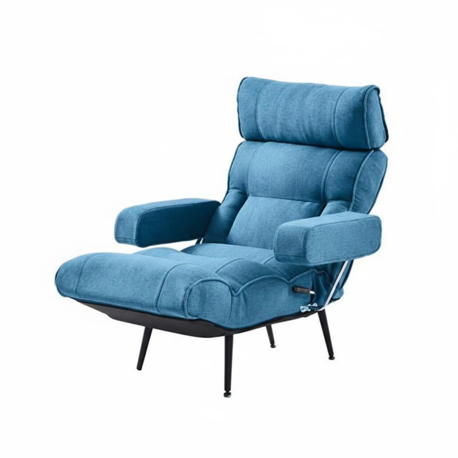 Armchair with Ottoman assistance Lounge Chair Ergonomic Design High spinerest for Readers, Living Room, Bedroom, perusing corner - view 5
