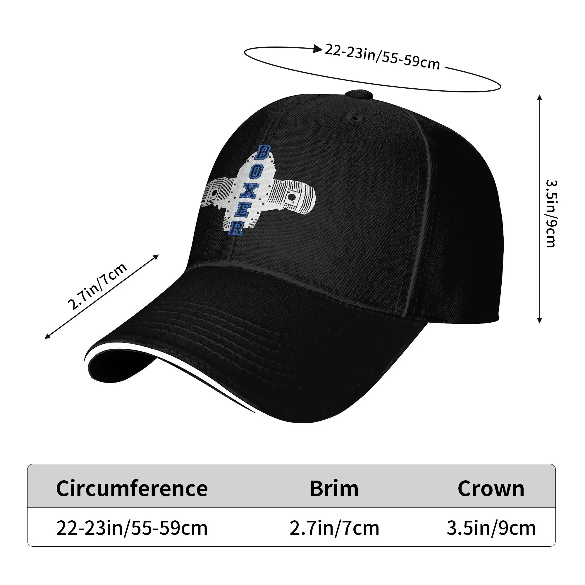Boxer Engine Casual Baseball Cap Racing  Outdoor Sport Hip Hop Hats Summer Sun-Proof Men Women Streetwear Baseball Caps