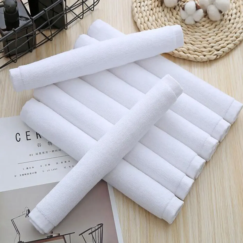 

8Pcs Premium Cotton Towels High Class Material Comfortable Bathing Towels No Fading Durable Washcloths Household Washcloths