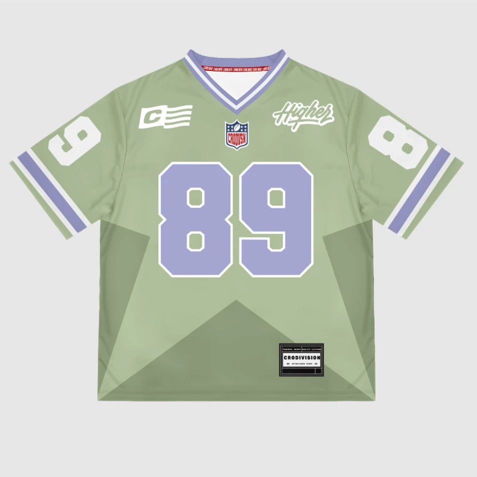 

Ретро Джерси Америка Стиль регби No 89 Мужчины Женщины Футболки с v-образным вырезом Дышащие Быстросохнущие Повседневные Удобные Стильные Мото больших размеров