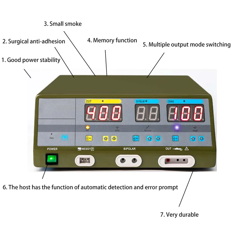 New Arrival Super Quality Electrosurgical Generator High Frequency Electrotome Icc 350 Electrosurgical Unit