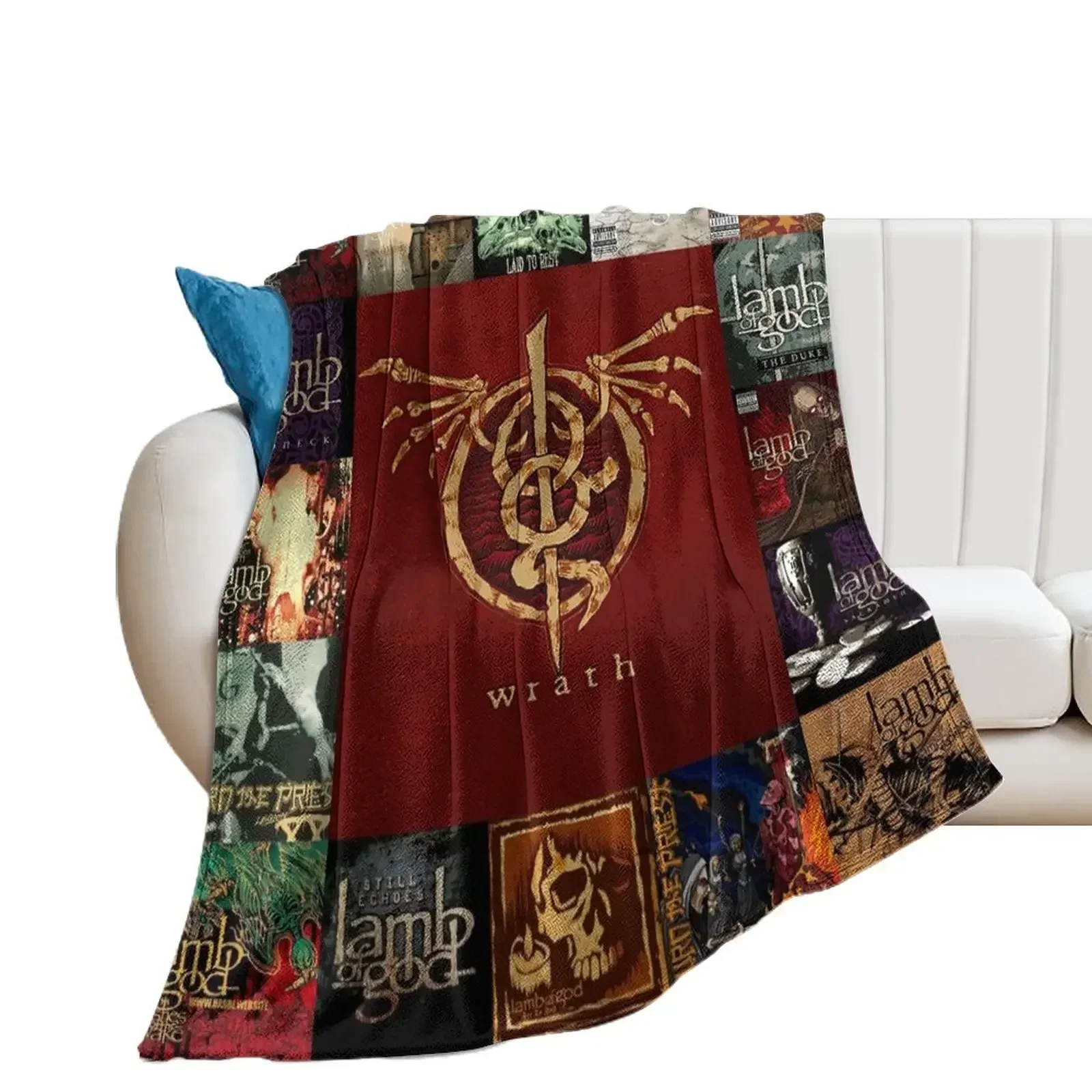 

Ai lamb of god Albums Quilt For Fans Throw Blanket Bed Fashion Sofas Quilt Camping Blankets