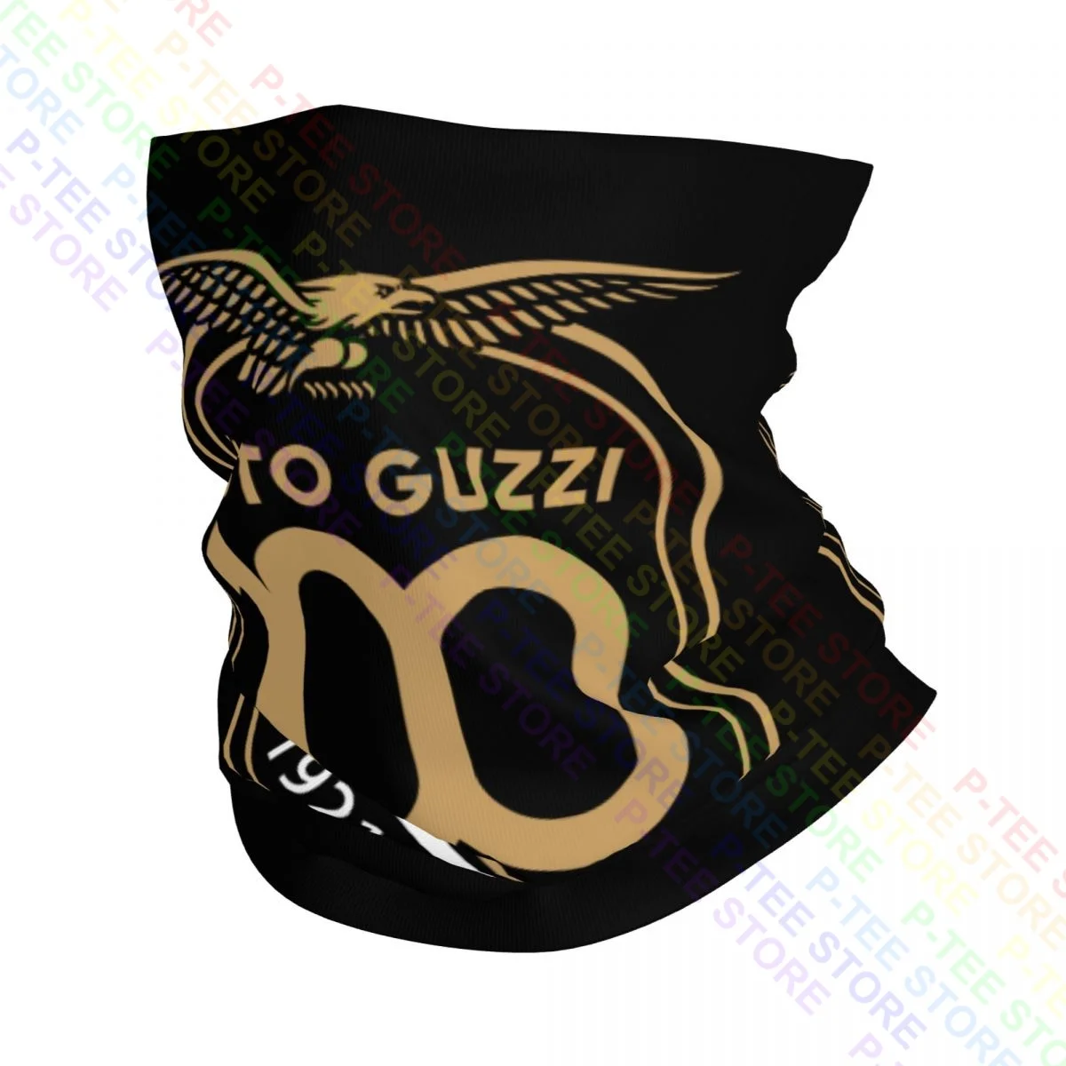 Anniversary 100Th Moto Guzzi Yeahh Neck Gaiter Bandana Scarf Face Mask Summer Printing Breathable