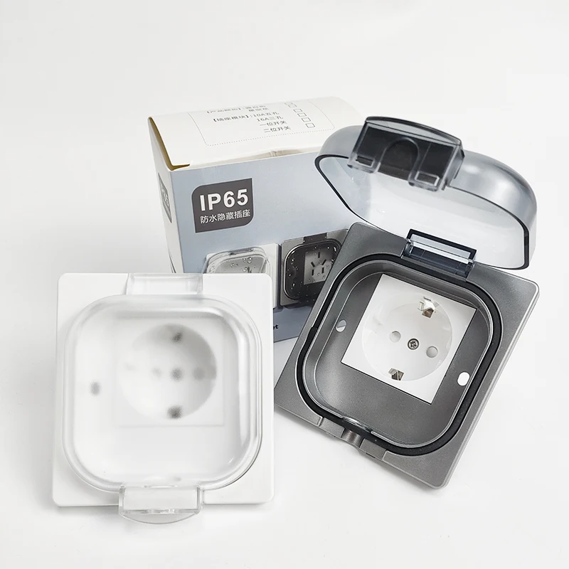

IP65 Waterproof Outdoor Socket-16A High Power Wall Plate-250V US/Thai Style 10A Receptacle, Bathroom & Weatherproof Electrical