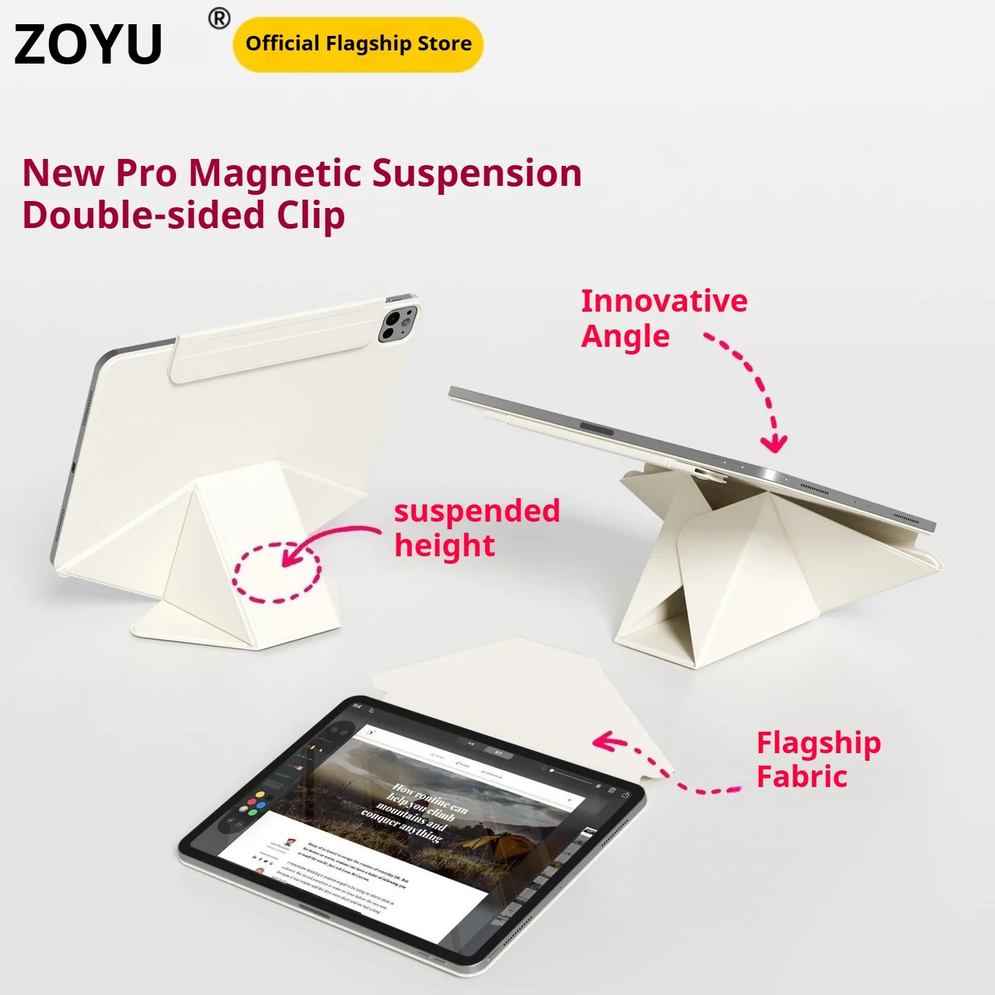 

ZOYU Smart Folio Case for iPad 11th A16 2025 Air 7 13 Case for iPad 10 10.9 2024 Pro 11 13 Case for Air 4 5 Funda for Pro 13 11