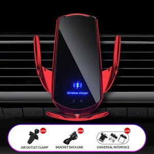 Araba için manyetik kablosuz şarj cihazı, 15w, telefon için otomatik destek, iphone, xiaomi, samsung, indüksiyon kızılötesi hızlı şarj güç bankasının en büyük satışlarından 12'si, samsung №7'nin indüksiyonu