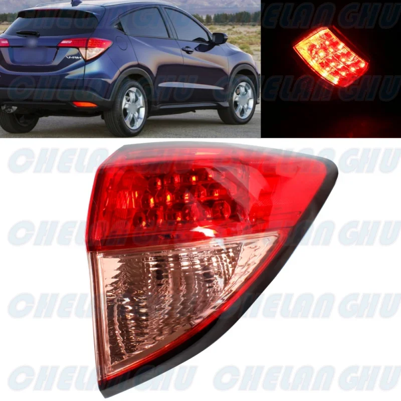 LED Right Outer Side Tail Lamp Rear Light With Bulbs 33502-T7S-A01 For Honda HRV 2016 2017 2018 Car accessories