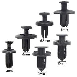 Hochwertige 5mm 6mm 7mm 8mm 9mm 10mm Loch Auto halter Kunststoff klammern Befestigungs elemente Auto Trim Panel Clip gemischte Karosserie Stoßstange Niet
