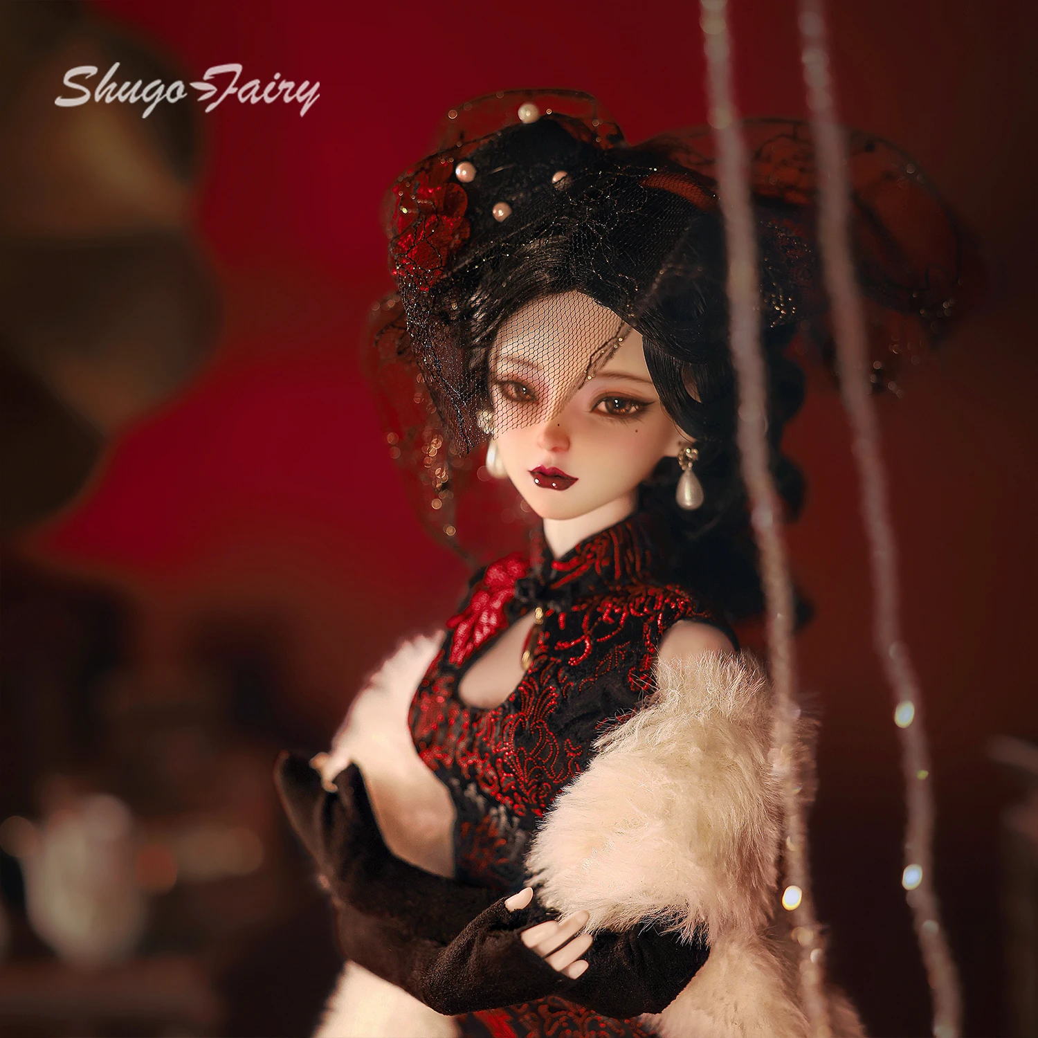 ShugaFairy Cleo B 1/4 BJD Doll Elegant & Attractive Republic-era Chanteuse Full Set Curvy Body Collectible Art Figure