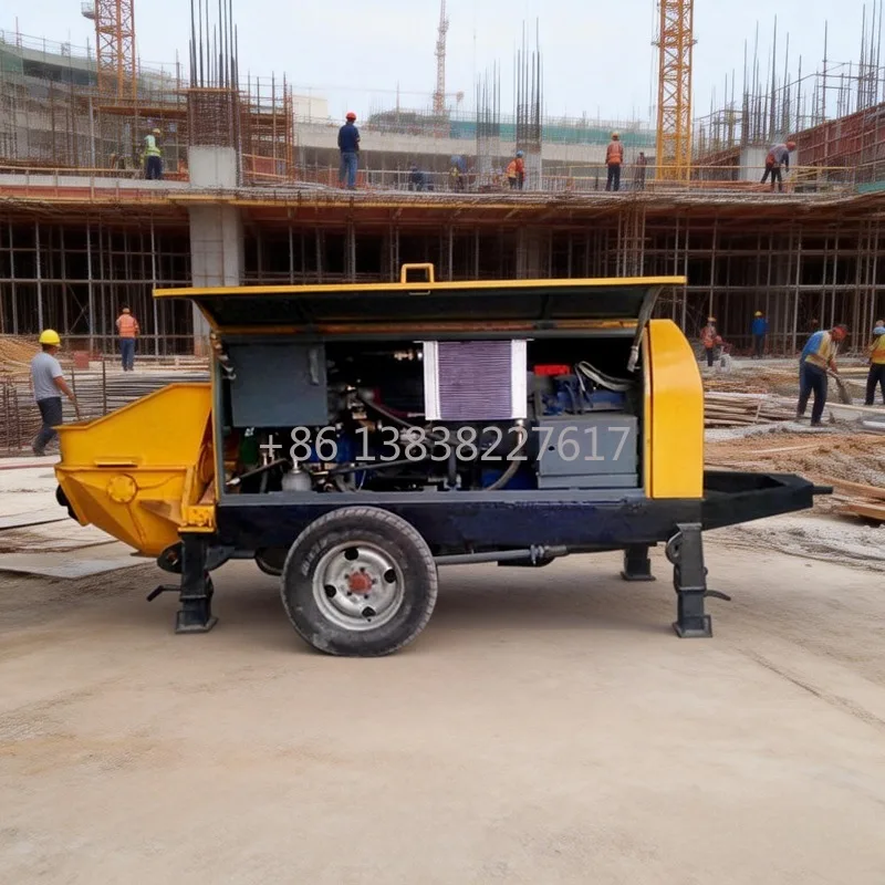 Shotcrete Machine Mini Concrete Pump Smooth Continuous Operation Long-lasting Performance Easy Maintenance