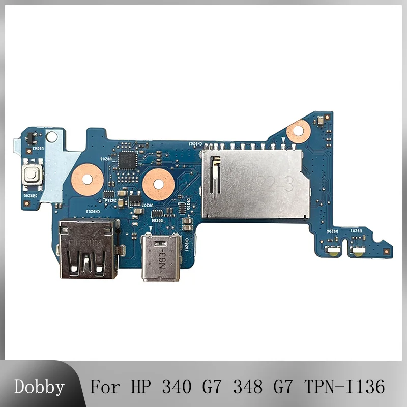 Original New For HP 340 G7 348 G7 TPN-I136 6050A3126901 USB Type-C Board Switch SD Card Board 100% Tested Laptop Accessories