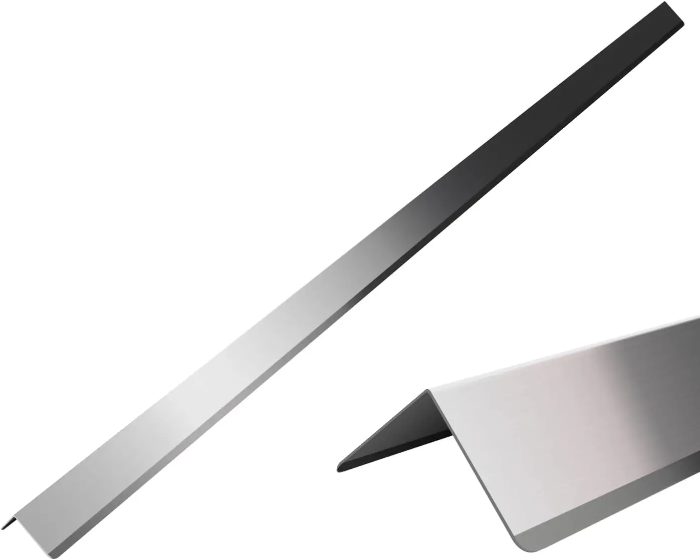 

Угловые защитные накладки из нержавеющей стали 2x2x48 дюймов, набор из 6 L-образных металлических протекторов для защиты и декора стен