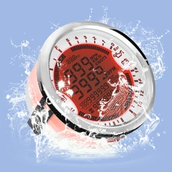 85mm 6 in 1 Auto Marine Multi-function GPS Speedometer Tachometer Voltmeter Fuel Level Water Temp 5 10Bar Oil Pressure for Car