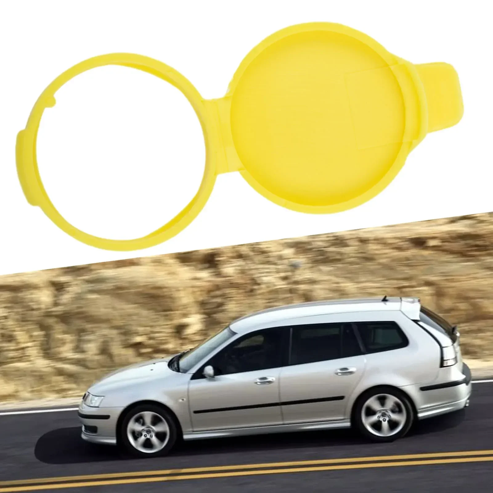 

Car Washer Fluid Reservoir Cap ABS Yellow 21347700 Fits For Saab 9-3 2003-2011 For Saab 9-3X 2010-2011 For Saab 9-5 1999-2009