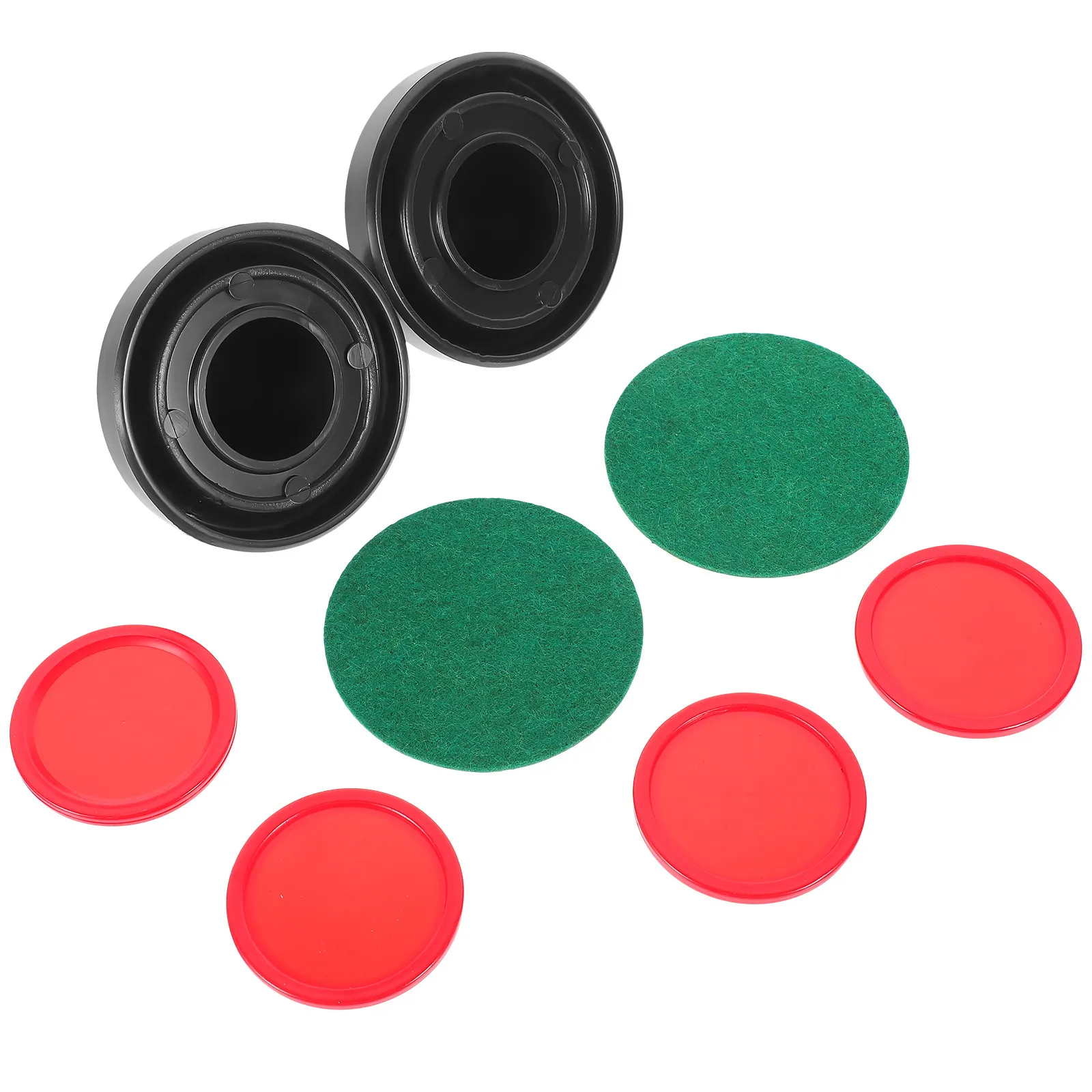 

1Set Air Hockey Replacement Pucks Hard Stable Material with Felt Bottom Smooth Sliding Action for Game Tables Home Fun and