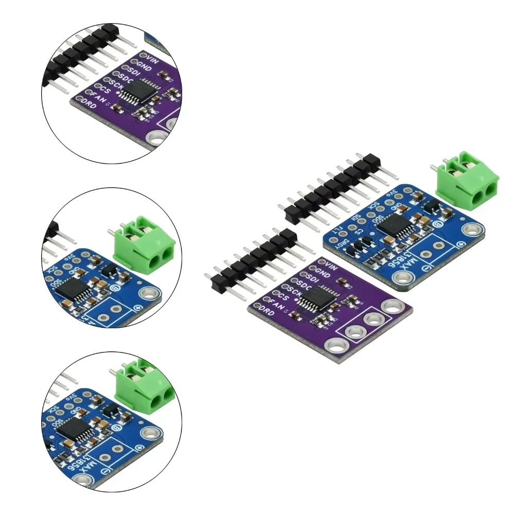 MAX31856 Thermocouple Module 19 Bit AD Converter With Open Circuit Detection For K J N R S T E B Type Temperature Sensor