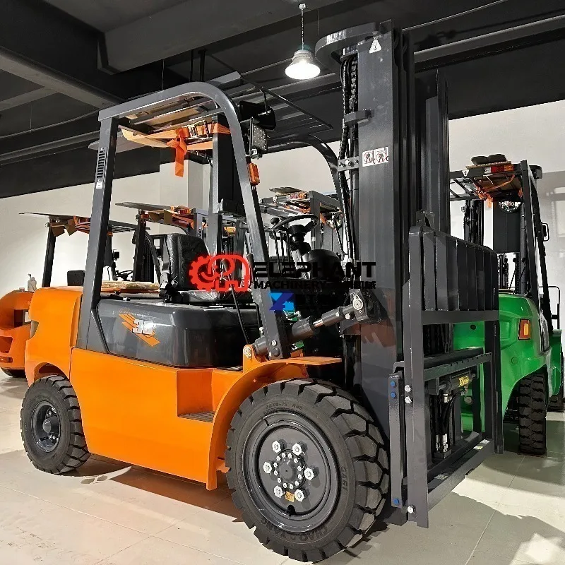 1T 2T 3T Multiple Capacity Electric Forklift, Hydraulic Pallet Stacker Truck, Battery Powered Warehouse Material Handler, Ideal