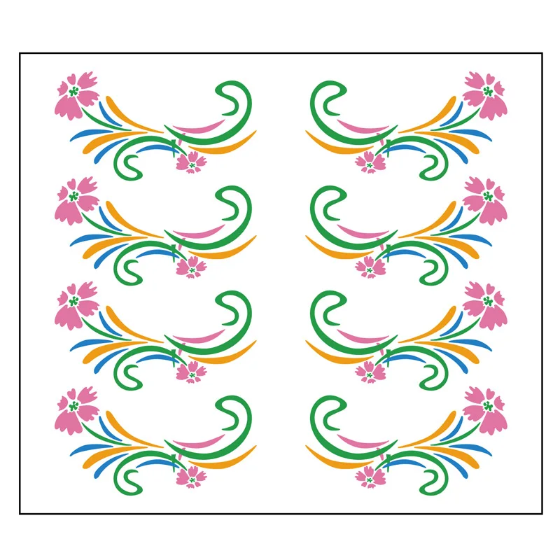 Huadian, сексуальная паста для татуировки бровей, эстетическое искусство, древний стиль, паста для лба для девочек, детская временная татуировка Hanfu, наклейка