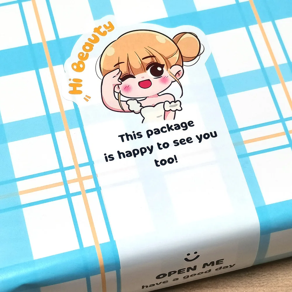 防水シールラベル,感謝ステッカー,パッケージステッカー,小さなビジネスギフトボックス,装飾用品,5x13 cm, 50個