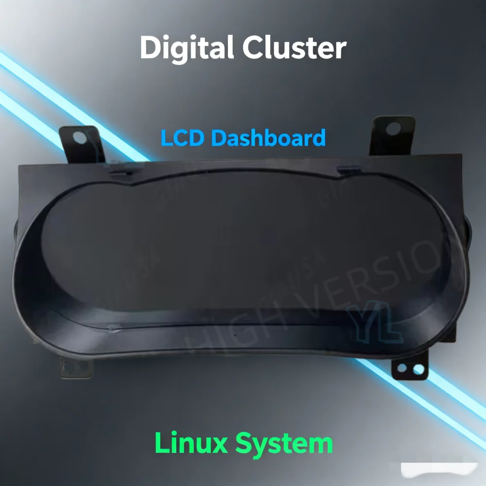 New Odometer Screen For Toyota Hilux Fortuner 2016-2024 Virtual Cockpit Digital Cluster Car Dashboard LCD Speed Meter Head Unit