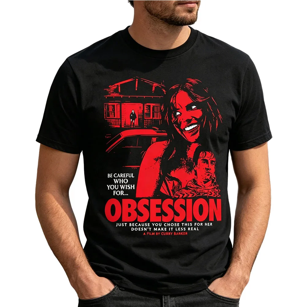 T-shirt graphique « Be Careful Who You Wish for Tees » sur le thème des films d'horreur, à manches courtes, col rond, en coton, pour femme, vêtements imprimés