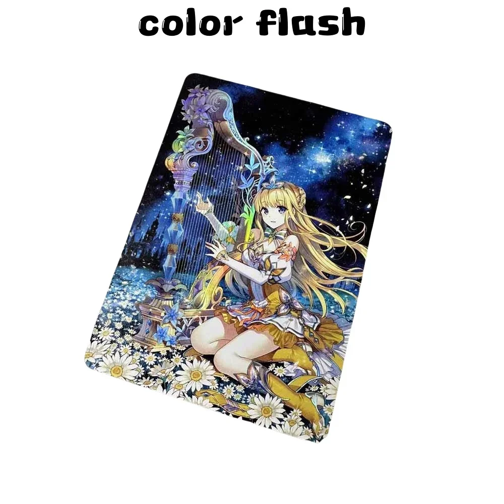 

DIY The Divine Prison Original Serie Color Flash Cat's Eye Flash Anime Peripheral Game Collection Card Holiday Gift for Children