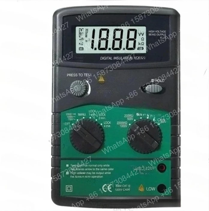 MASTECH MS5201 DIGITAL INSULATION TESTER 250V~1000V 2.5mA 2000M  Resistance and Continuity Test DC/AC Voltage