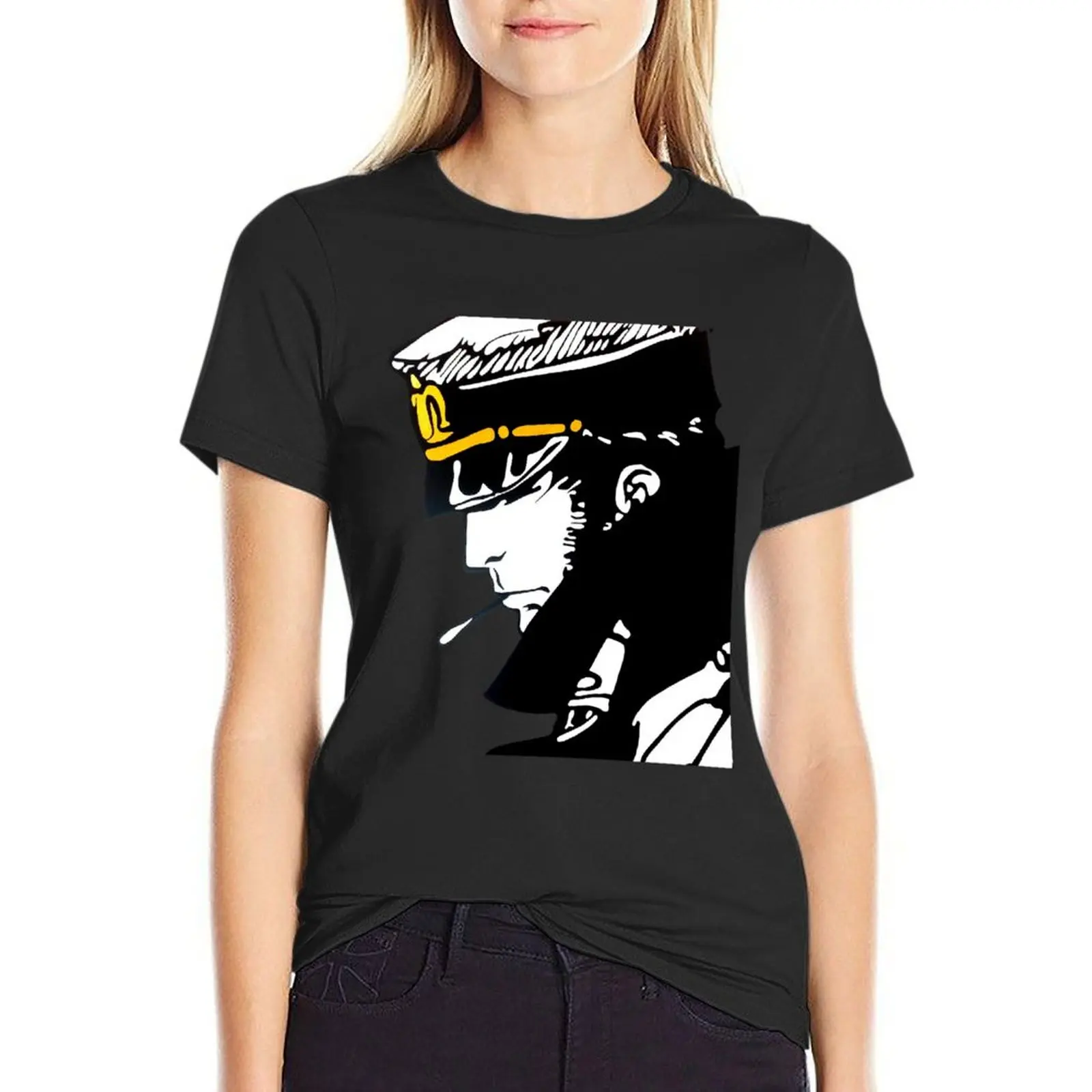 Corto Maltese - Iconic Figure T-Shirt sweat funnys graphic t-shirts for Women