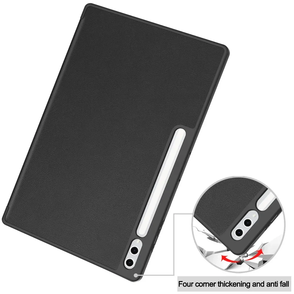 Etui na tablet Samsung Tab S10 Ultra 14,6 cala SM-X920 PU Leather TPU Back Stand Tablet dla Galaxy Tab S10 Ultra Case z uchwytem na pióro