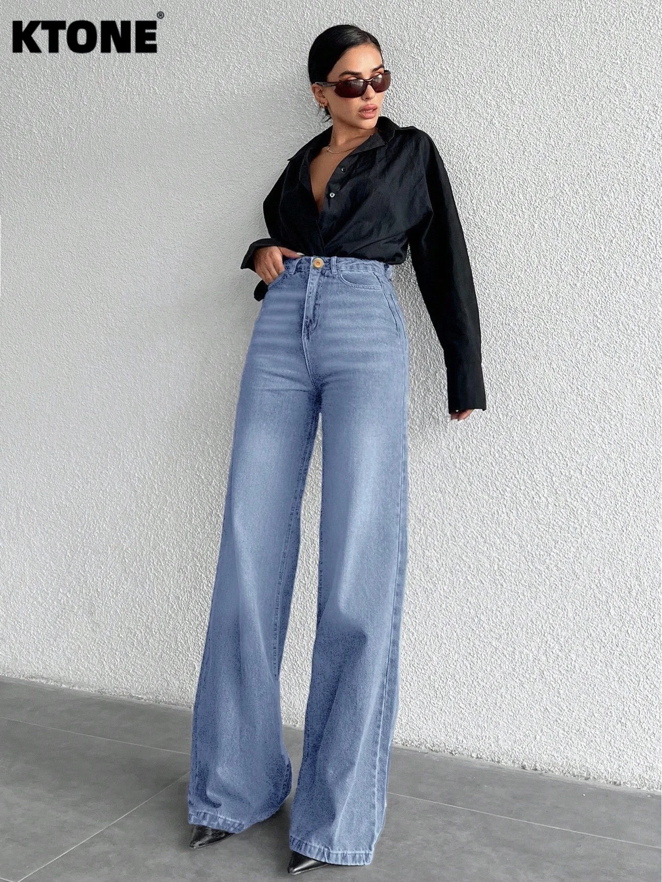 

Retro Jeans Blue Baggy For Man Streetwear Drip For Dating No accessories or belts included