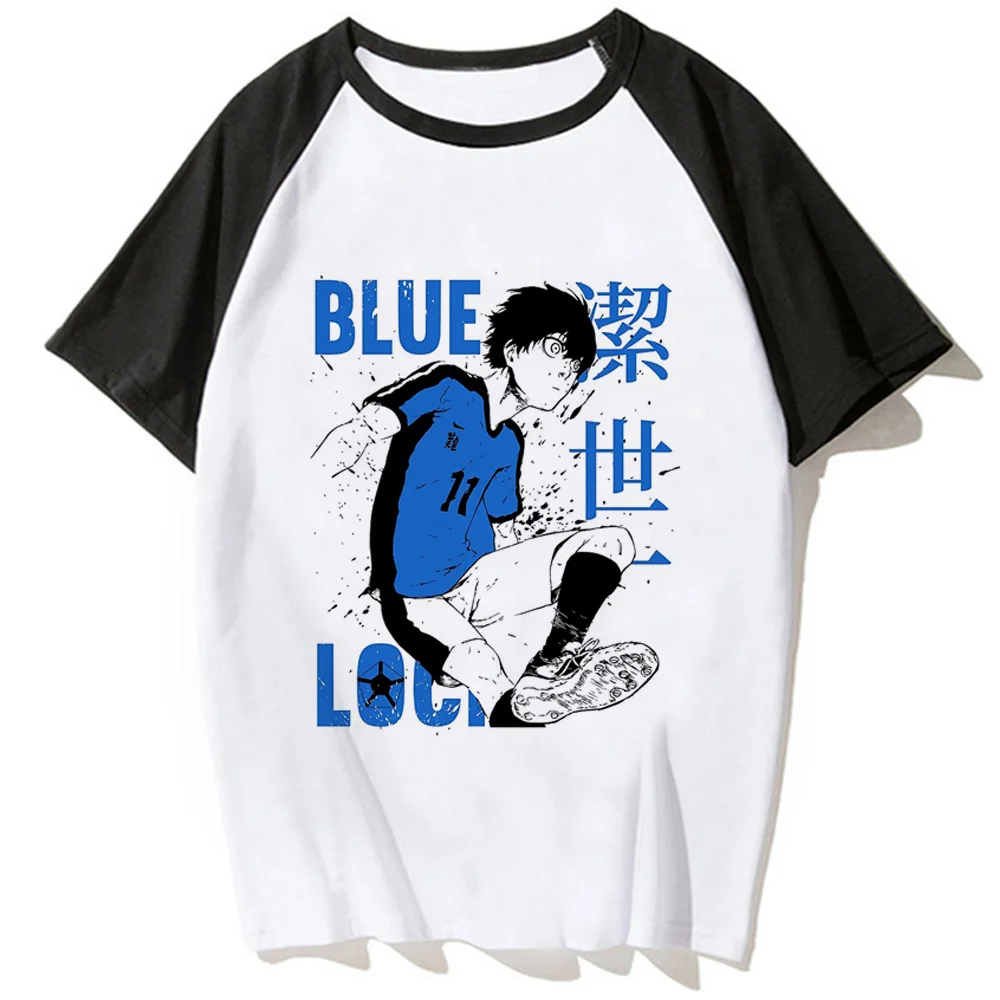 Blue Lock t-shirts women designer t-shirts girl y2k Japanese graphic clothing