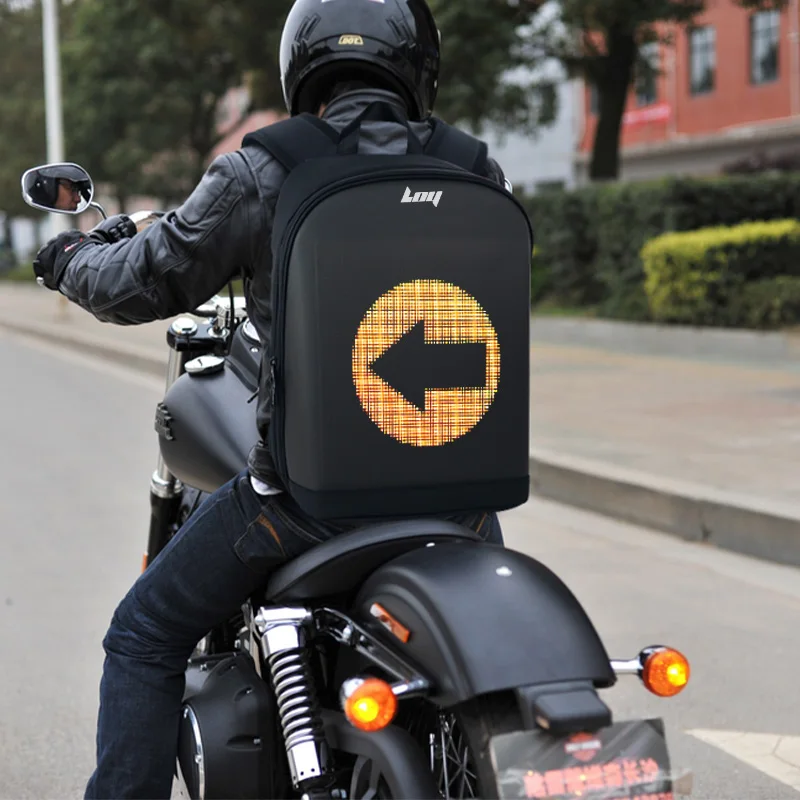 LED Advertising Backpack BLUETH Version Portable LED Backpack Magic Smart Walking Billboard APP Control Outdoor Led Display Bag