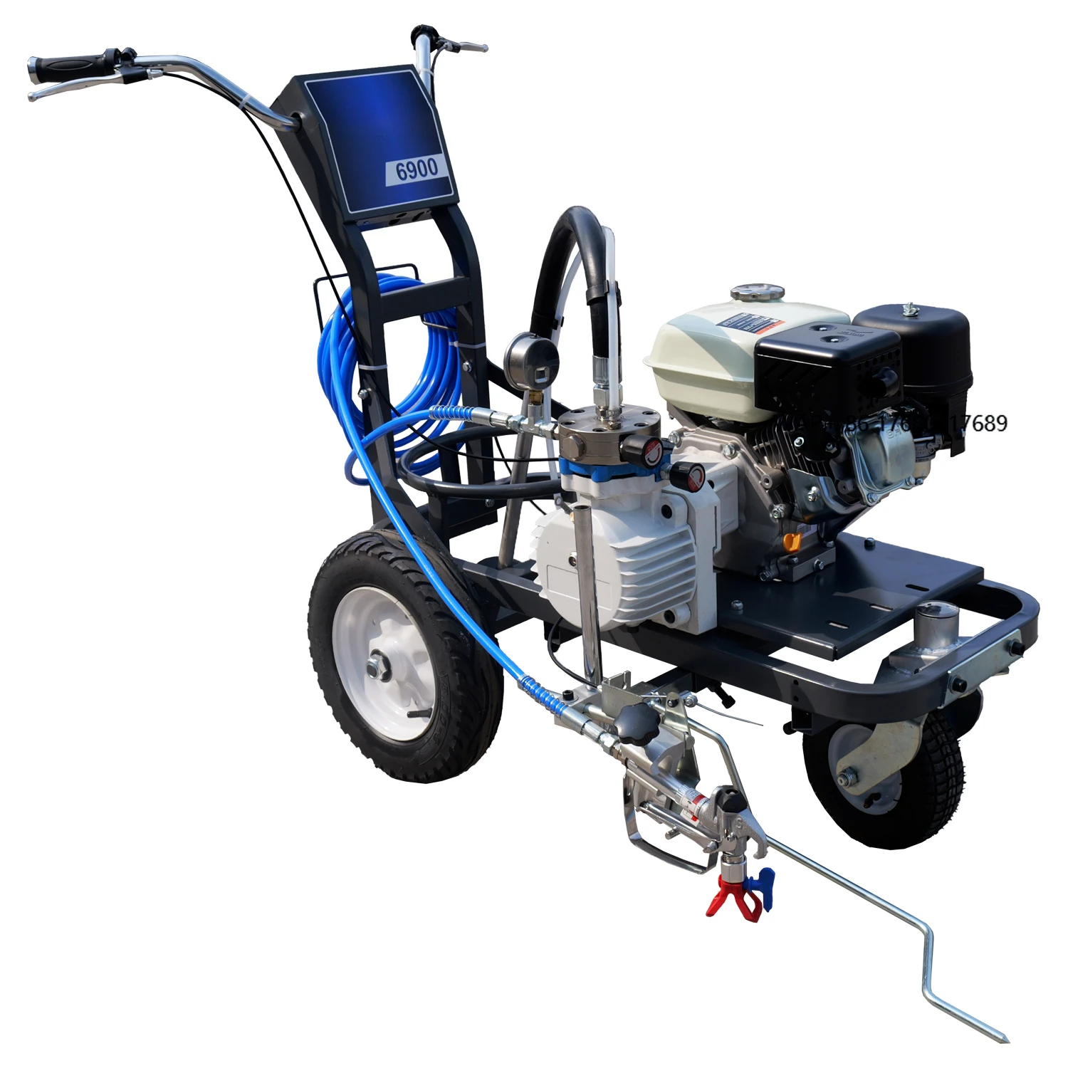 Automatic Cold Paint Road Marking Machines Airless Line Striper Park Road Line Marking Machine