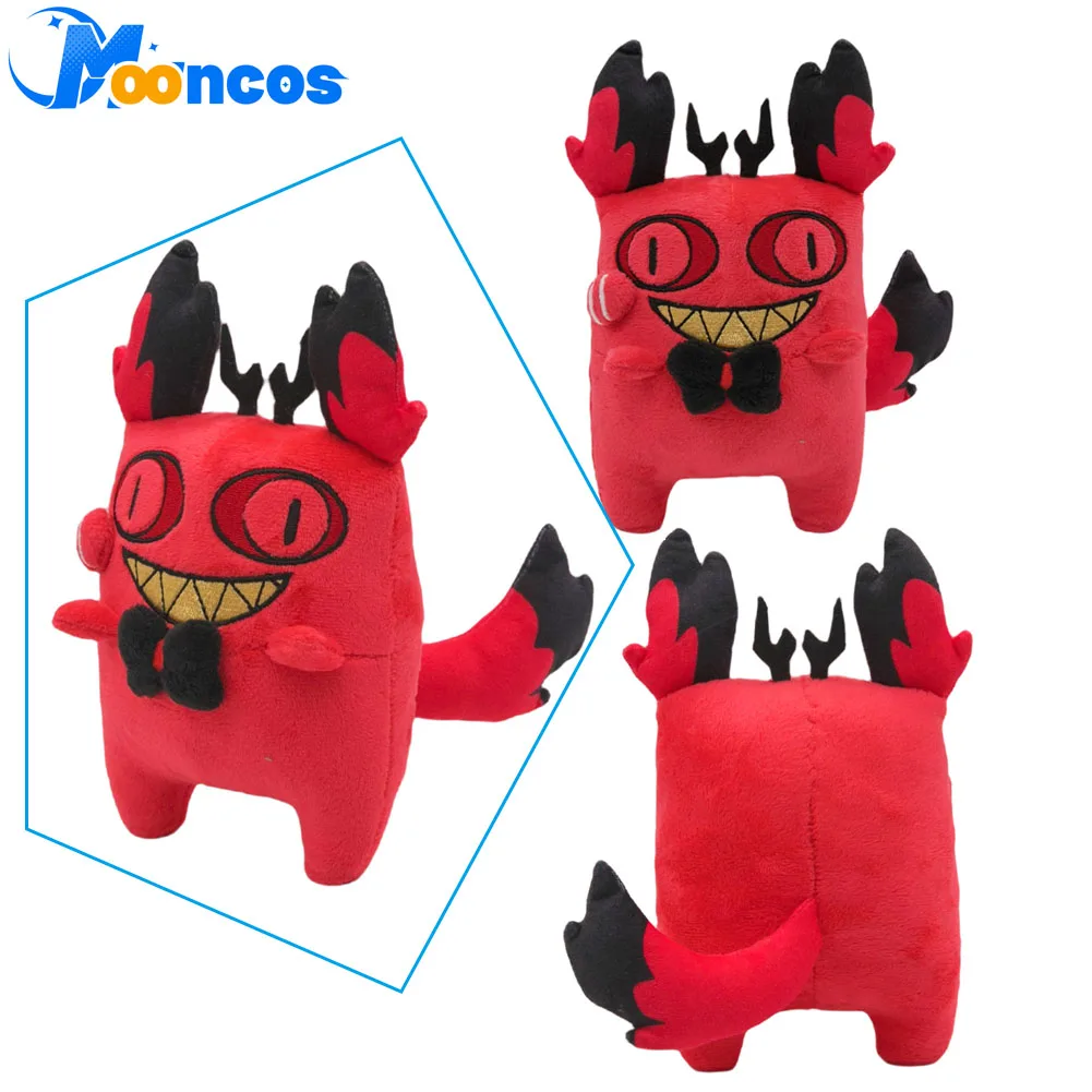 Cursed Cat Alastor Cosplay Plush Doll Plushies Cartoon Fantasy Mascot Props Halloween Carnival for Adult Children Birthday Gifts