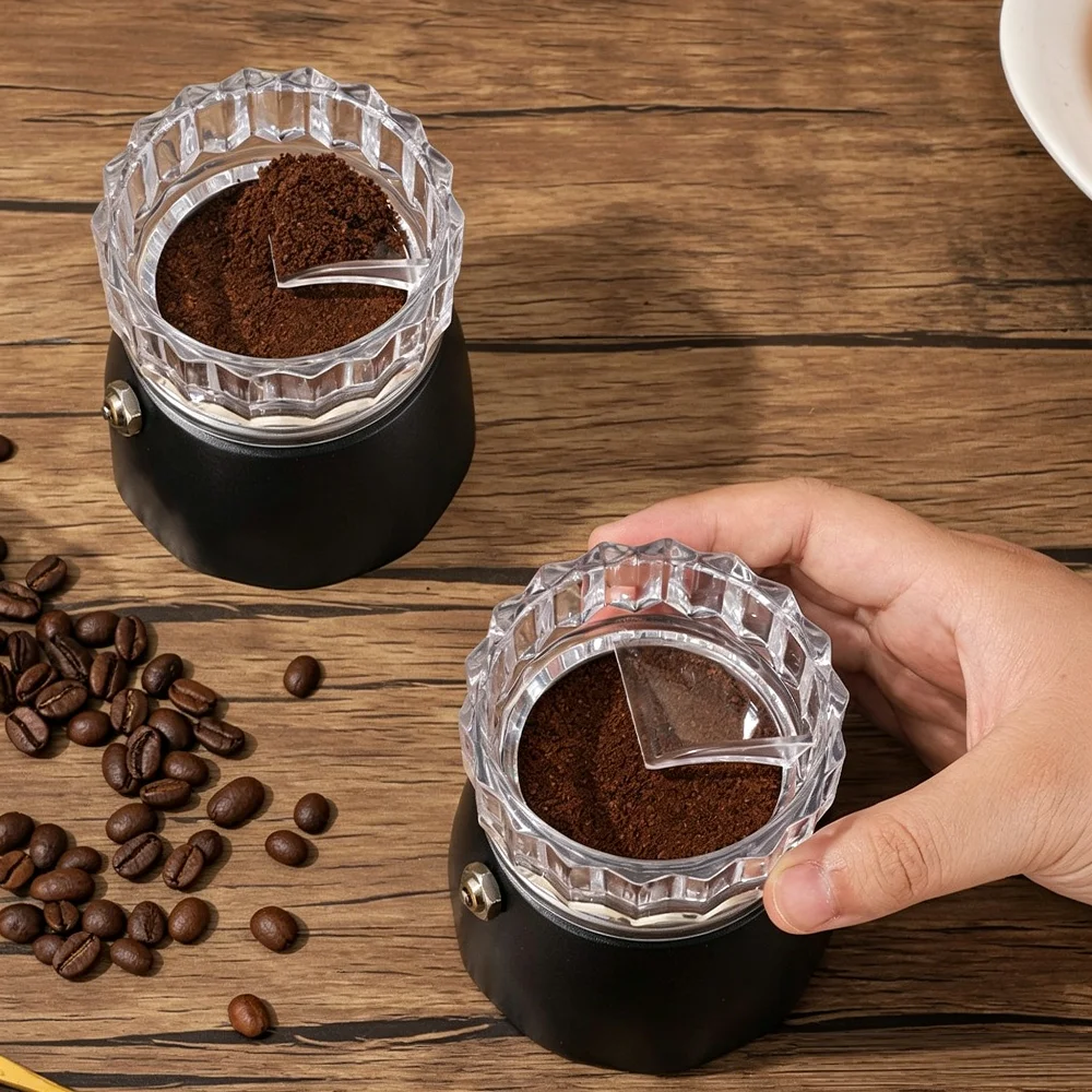 KANONE Moka Pot Dosiertrichter, Anti-Verschüttungs-Kaffeepulver-Verteilerring, Passend für 2-6 Tassen Italienische Espressokocher für den Herd – Detail 8