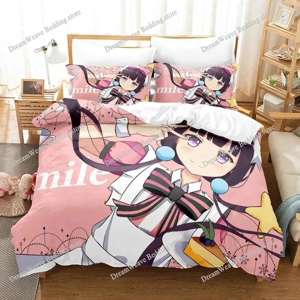 3D Printed Anime Kawaii Grils Blend S Bedding Set Boys Girls Twin Queen Size Duvet Cover Pillowcase Bed Kids Adult Home Textile