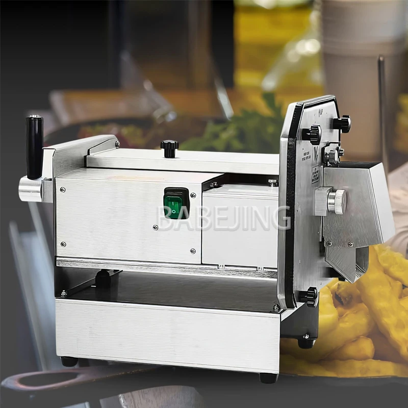 

Electric Potato Slicer Commercial Fully Automatic Wave Type Potato Cutting Machine Stainless Steel for Kitchen