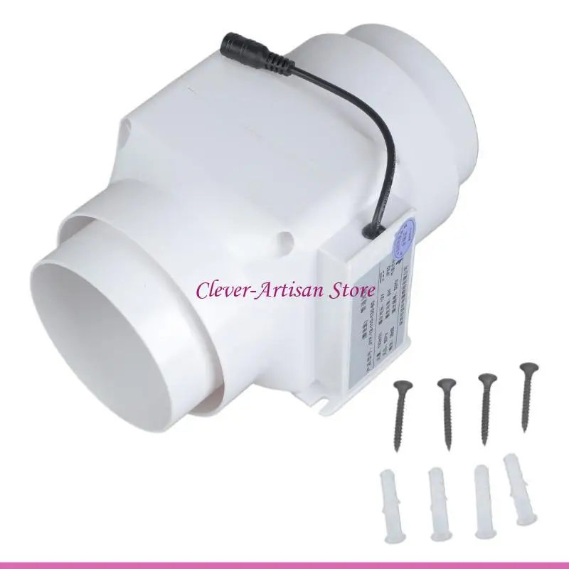 

E06B Канальный вытяжной вентилятор, подходящий для эффективной передачи воздуха в теплицах, кухнях, подвалах, мастерских