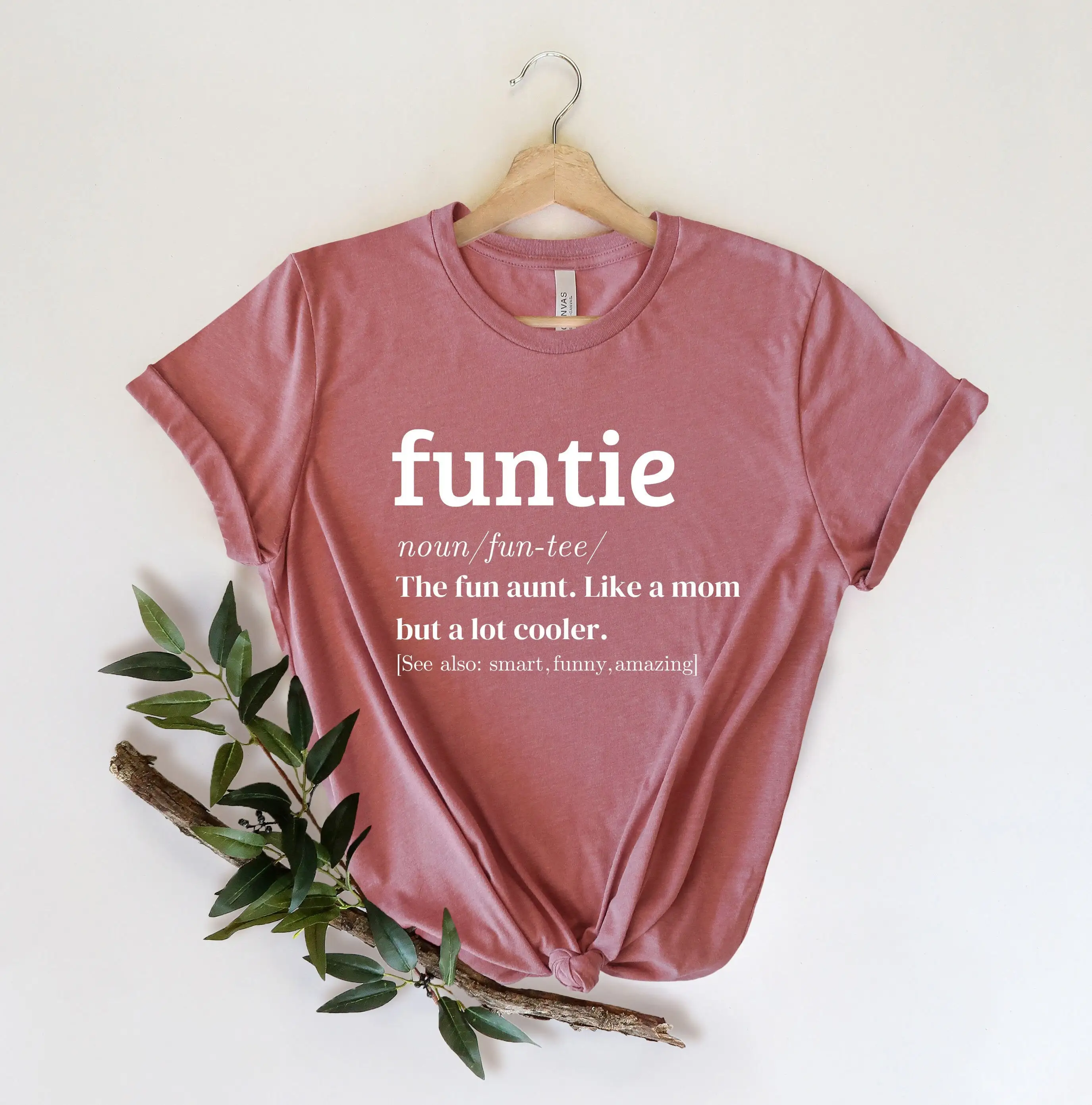 Funtie Definition T Shirt Aunt GifT Best Auntie Ever For Mothers day to niece gifts